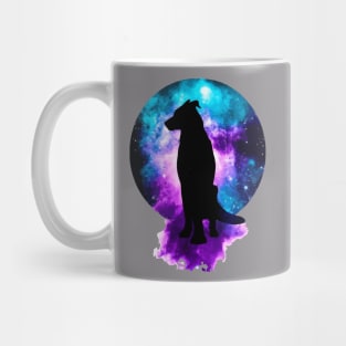 Beauceron Walk On The Nebula Art Mug